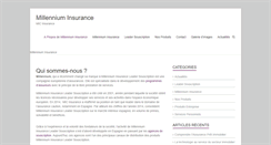 Desktop Screenshot of millennium-insurance.info