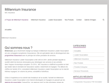 Tablet Screenshot of millennium-insurance.info